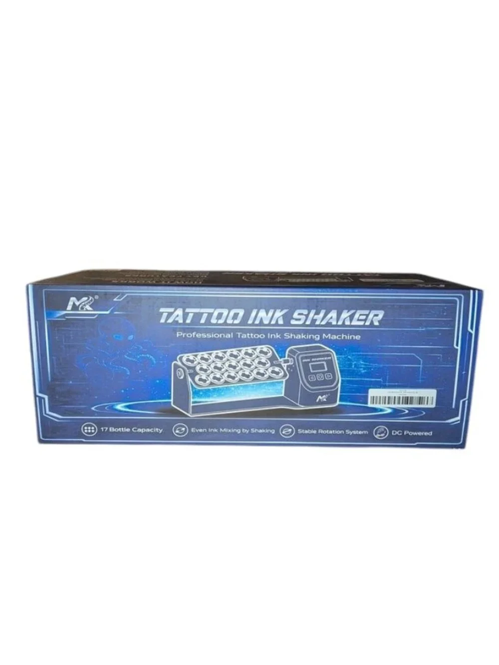 NEW MK Tattoo Ink Shaker Mixer Rocker Electric Pigment Rotating Agitator Shop